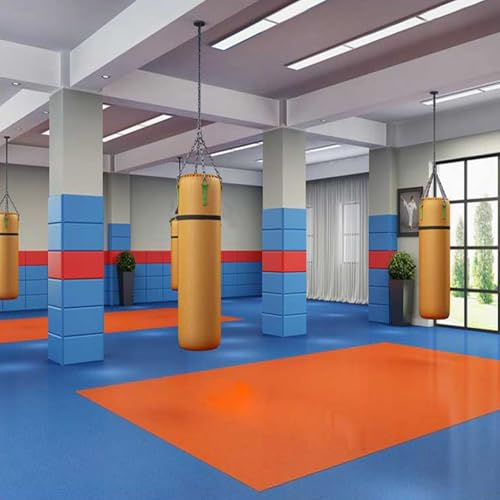 Coussin Mural pour Salle de Sport, Panneau Acoustique Mural Decoratif, Panneaux Muraux Anti-Collision 3D pour Salle de Boxe Terrain de Basket Parking Souterrain(Blanc,60 x 180 cm)