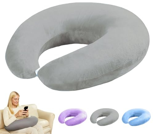 VJUREUEDE Crealis Strickkissen,ergonomisches Crealis Kissen Für Handarbeiten,für Kreative Momente Lese- Und Gaming-Kissen Für Bett Und Sofa - Armkissen Zum Lesen, Spielen, Arbeiten Und Häkeln-C