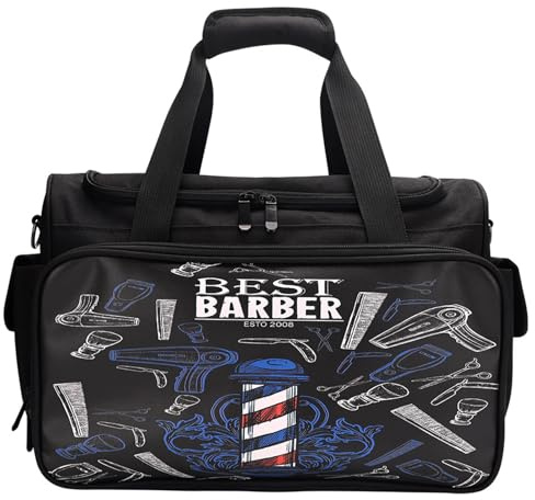 Friseur-Werkzeugtasche, großes Fassungsvermögen, Kosmetiktasche, Salon | Schulter-Organizer, Friseur-Werkzeugset, verstellbarer Schultergurt für Lippenstift, Lidschatten