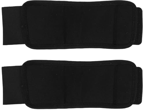 CIYODO Botas Protectoras Absorción de Impactos para Patas de Caballo 2 Piezas de Tela Oxford Negra y Fácil Limpieza para Cuidado y Transporte Seguro
