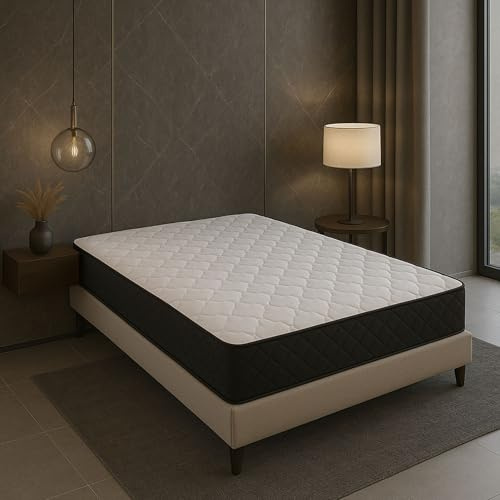 Nuit de rêve Latexmatratze 80 kg/m³ + Aertech Schaumstoff 35 kg/m³ – Höhe 20 cm – weich – fester Halt – orthopädisch