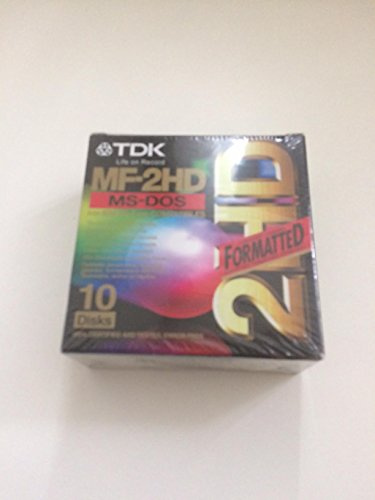 TDK 10x MF2HD 2GB 3,5-tums diskett