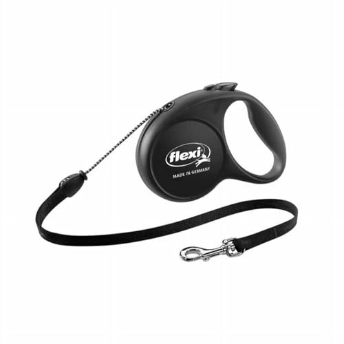 FLEXI Fun Hundeleine, einziehbar, Größe M, Schwarz
