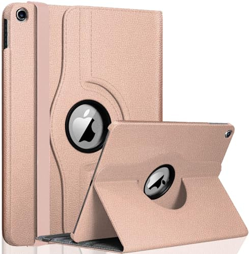GADGET ARMOUR Funda para iPad de 9ª generación de 10.2 pulgadas 2021, 8ª generación 2020, 7ª generación 2019, funda inteligente giratoria con encendido y apagado automático