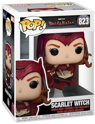 Funko Pop! Marvel: WandaVision – Scarlet Witch - Vinyl-Sammelfigur - Geschenkidee - Offizielle Handelswaren - Spielzeug Für Kinder und Erwachsene - TV Fans - Modellfigur Für Sammler und Display