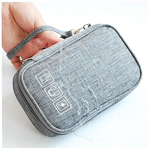 Onsinic Alambres 1pc Electrónica Organizador Cable USB Cargador Bolsa Organizador Digital Gadget Portátil De Almacenamiento Caso Bolsa