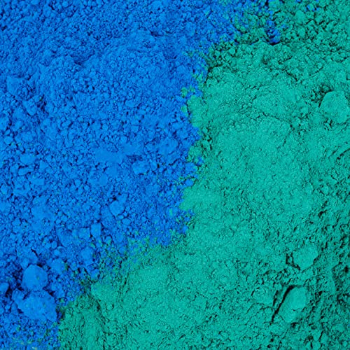 GOODTAKE 2 Colors Iron Oxide Powder, Pigment Cement Pastel Tile Paint Grout Colorant DIY Concrete Concrete Color Pigment Dye for Cement Mortar Grout - 4 oz Each Bottle