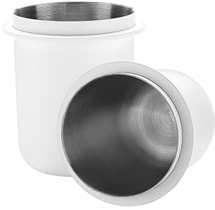 Normcore 58 mm Dosierbecher – Espresso-Kaffee-Dosierbecher, kompatibel mit 58 mm Siebträgern, Antihaftbeschichtung, weiß, 304 Edelstahl, Espressomaschinen-Zubehör