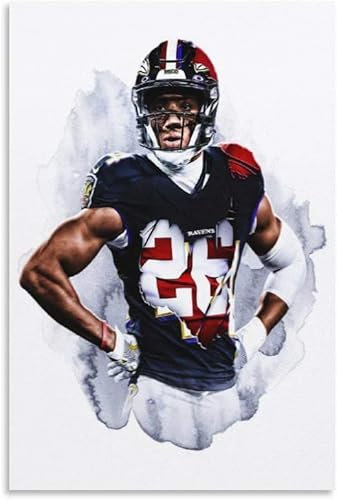 BLIJR Holz Puzzle 200 Teile American-Football-Spieler Marlon Humphrey Star Puzzles für Erwachsene und Kinder anspruchsvoll 200 Piece 13.7x9.8inch(35x25cm) Kein Rahmen