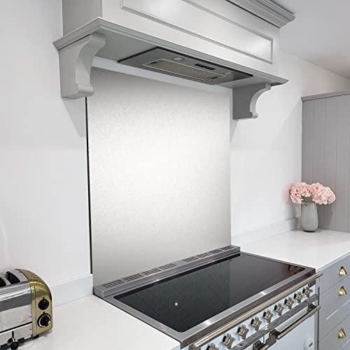Stainless Steel Kitchen Splashback 1.2mm - Adhesive (450 x 1200mm)