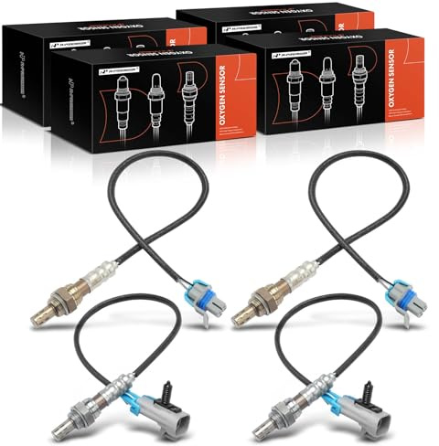 A-Premium Set of 4 O2 Oxygen Sensor (Upstream and Downstream) Compatible with Chevy, GMC, Cadillac & Pontiac - Silverado 1500, Malibu, Tahoe, Sierra 1500, Yukon, Escalade