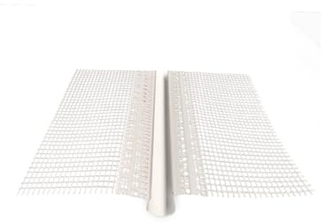 10x Handelskönig Dehnfugenprofil E-Form 180° 200 cm = 20 m Putzprofil Fassade mit Gewebe WDVS