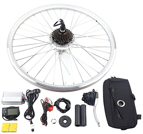 NadineDutol Hinterrad Umbausatz E-Bike Brushless Motor Elektro-Fahrrad Satz mit Controller
