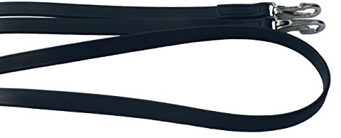 MJH Wasser Feste Zügel 16mm breit vernäht versch. Farben & Längen (schwarz, 2,20m)