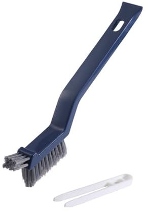 Lkw Ogechi Hartborsten-Eckenreinigungsbürste, Fugenreinigungsbürste mit Pinzette, Bad Multifunktionale Reinigungsbürste Spaltreinigungsbürste, V-Form Reinigungsbürste für Fenster, Badezimmer