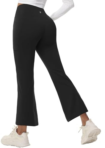 baleaf Thermoleggings Damen Winter Outdoorhose XS-2XL | 74CM Fleecegefütterte DWR-Beschichtung Wasserabweisend, 4-Wege-Stretch Stoff, V-Crossover Highwaist für Wander Camp Ski