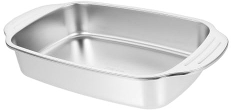 GAROZATION 1stück Bratpfanne Für Meeresfrüchte Rechteckige Auflaufform Für Ofen Und Induktionsherde Langlebig Für Fisch Und Krustentiere Große Kapazität Für Zuhause Und