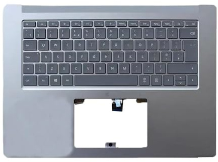 YGUWZ 15,6 Zoll Topcase Tastatur kompatibel mit Laptop 3 Laptop 4 1868 UK JP Silber(JP)