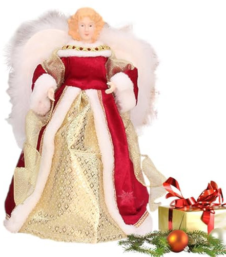 Weihnachtsbaumspitze Engel, Christbaumspitze Engel, Christmas Tree Toppers, Weihnachtsengel Figuren, Christbaum Spitze Weihnachtsbaum Ornamente, Baumspitze Weihnachten Deko