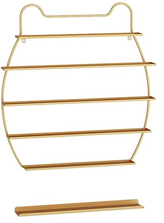 Organizzatore per Smalto per Unghie, mensola combinata per Oli Essenziali, mensole espositive per flaconi di Trucco, Supporto per Smalto per Unghie per Salone di Bellezza e casa, Oro