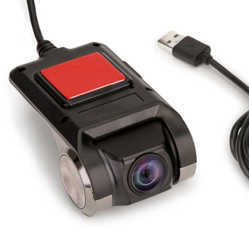 150° 1080P USB DVR 4 Objectif Vision Nocturne Dashcam Dash Video Recorder Caméra Frontale + 32GB TF pour Android 11 12 13 14 Autoradio