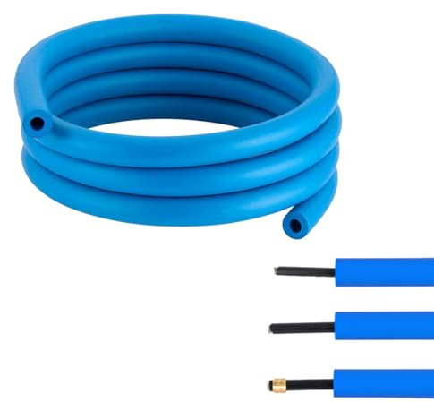 Kiuiom 1.7M Bicicleta Marco Interno Amortiguador,Espuma Manga Tubo Bicicleta,Bikes Cable De Absorción De Sonido,Cable De Espuma De Circuito Amortiguador,para Tubo Transmisión,6MM,Azul