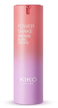KIKO Milano Power Shake Bronze Bliss Drops, Gotas Hidratantes Para El Rostro Con Efecto Bronceado Dorado
