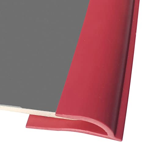 Cinta adhesiva para bordes de alfombras, borde de acabado de alfombra para tapetes de 6 mm y suelos de azulejos, reductor de transición de umbral flexible, disponible en múltiples longitudes