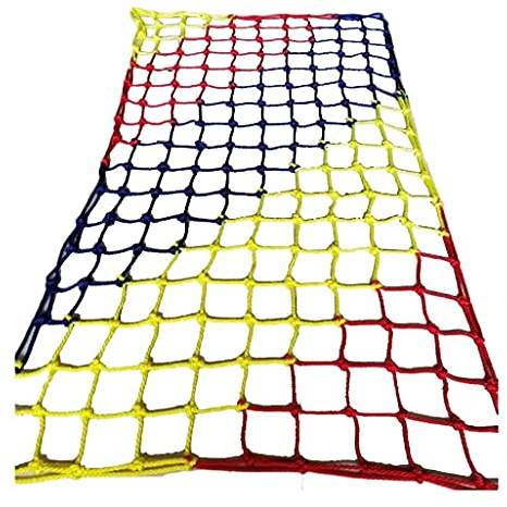 Filet À Grimper Filet d'escalade Enfants Corde Protection Balcon SéCurité Garde-Corps DéCoration en Jardin Treillis Diamètre 8 Mm/0.026ft Filet De Sécurité(12X12cm,3X4m/9.8X13.12ft)