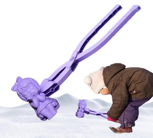 Snöbollstillverkningsanordning för barn | Rolig snögubbe mögel | Verktyg för tillverkning av bollar, för utomhusaktiviteter skola vinter fest hyllningar