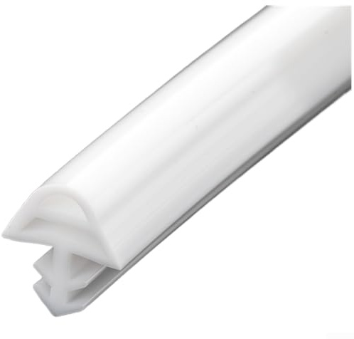 Guarnizione per porta in legno, 5 m, in silicone, per isolamento acustico, riduzione del rumore e resistente alle intemperie, paraspifferi per porte, uso domestico (Q)