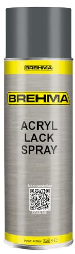 BREHMA Acryl Lackspray Ral 7012 Basaltgrau matt Lack Farbe Sprühfarbe 400ml