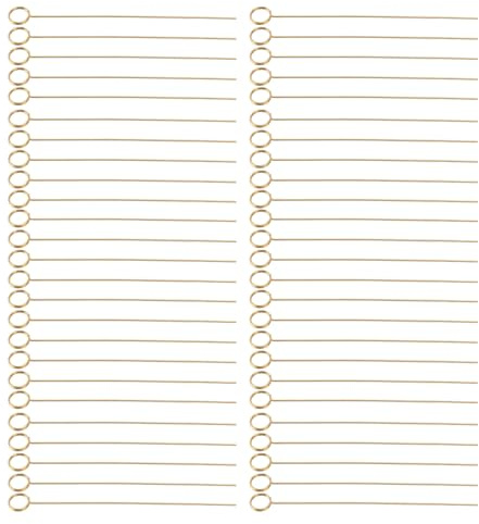 SUPYINI 50 mollette riutilizzabili in filo metallico dorato, segnaposto floreali con porta foto da 15,2 cm, per matrimoni, fidanzamenti, decorazioni per feste (ferro)