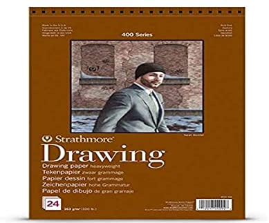 Block Enc 29,7 x 42 24H Strathmore Heavy Draw (400) 130 g Creme