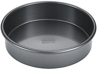Chicago Metallic Professional Non-Stick Round Cake Tin, 20 cm (8), Metal, Grey