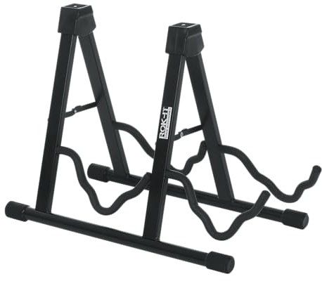 Gator Frameworks Rok It A-Frame Doppel-Gitarrenständer; für die meisten Standard E-Gitarren und Akustikgitarren (RI-GTRAU2X)