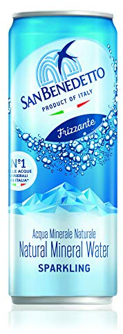 San Benedetto Acqua Minerale Frizzante Lattina 0,33 L - Conf. x 24