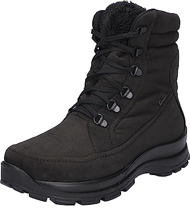 Westland Damen Snowboots Grenoble 01,Weite G (Normal),Wechselfußbett,wasserdicht,Canadians,Boots,Stiefel,Bootee,Booties,schwarz,43 EU / 9 UK