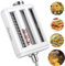 HOMGEN Nudelaufsatz für KitchenAid Standmixer 3-in-1 Set mit Nudelwalze, Spaghettischneider & Fettuccine-Schneider, Robuste Edelstahl Aufsätze für KitchenAid