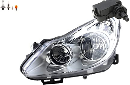 Johns, Scheinwerfer passend für Opel Corsa D 07/2006-12/2010 Links Leucht. + Stellmotor