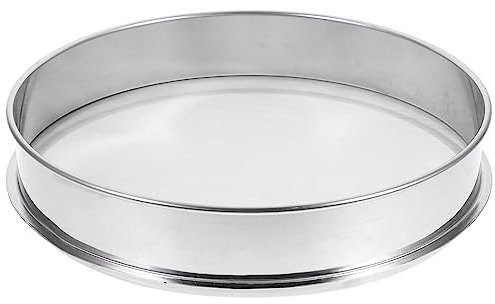 YARNOW Feinmaschiges Sieb Erdsiebe Gartensieb Erde Gartensieb Erde ?uterpollen Sieb Mikron Sichter Shaker Mikron Bildschirm 30Cm Gartensieb Erde Pollenshaker Pollinator Trommel Sieb Sieb