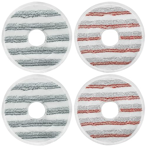 Recharge de Serpillere en Microfibres pour Vileda Spin and Clean Mop, Tête de Serpillière de Remplacement Lavables et Réutilisables