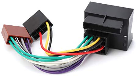 Riiichflowshop Car Stereo Radio Cable Wiring Connector Adapter For 207 307 407 Black