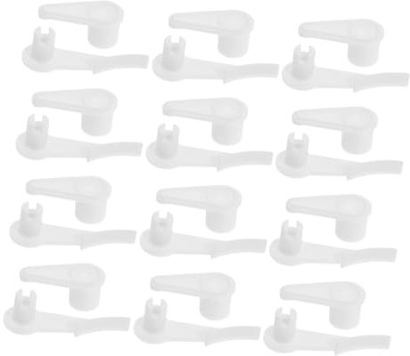 HOMSFOU 20stücke Led Deckenleuchte Zubehör Mit Schnallen Und Clips Für Leuchtenteile Federclips Für Einbauleuchten Und Lampenschirmhalter Aus Kunststoff Inklusive Halterungen Für Verschied