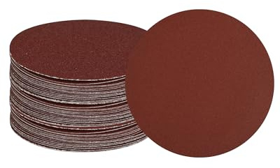 100mm Sanding Discs 220 Grit Sanding Pads, 60 Pack 4 Inch Hook and Loop Abrasive Discs for Random Orbital Sander & Angle Grinder, Ideal for Wood, Metal and Paint Removal