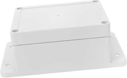 DIYEAH Junction Box Flame-retardant Plastic Outdoor Monitoring Devices for Waterproof Electrical Enclosure Easy Installation, Reliable White Box for Outdoor Use