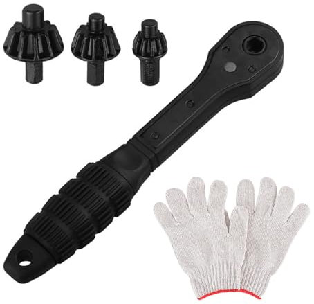 Drill Chucks Ratchet Drill Sticks Ratchet Wrench 2 in 1 Ratchet Tensioner for Precision