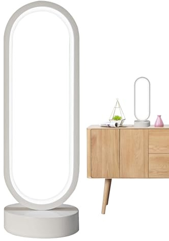 Bomefoi Lámpara Moderna para Mesilla de Noche,Luz Suave Para Mesillas De Noche | Lámpara Decorativa Regulable Con Protección Visual Para Escritorio Lectura Dormitorio Hotel Baño Vestidor Restaurante