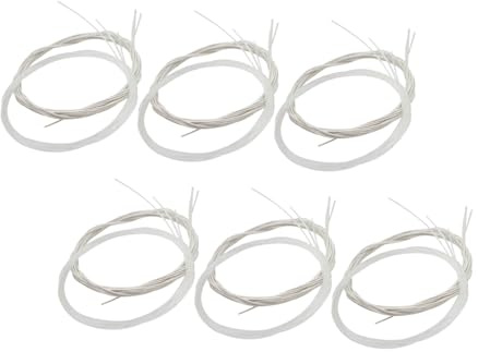 ERINGOGO 2 Satz Klassische Nylon-gitarrensaiten mit Bindungsende Klare Treblesaiten Präzise Stimmstabilität Niedrige Geräuschentwicklung für Anfänger und Bühnenauftritte