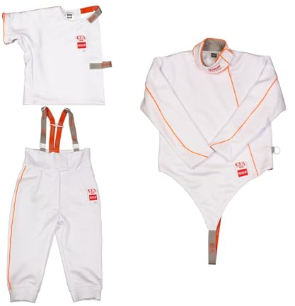 HXYhydrypd Tuta da Scherma Anti-pugnalata da 450N, Set di Pantaloni, Giacca e Gilet in Seta Ghiacciata, Tuta Protettiva per Schermidore per Mano Destra(60#)